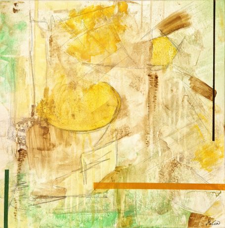 Original Acrylbild mit offenen Graphitlinien & Lasuren. Erste Phase der Serie "Fragile Konstrukte"- Jetzt direkt im Online-Shop sichern!